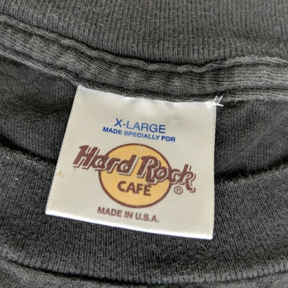 VTG HARD ROCK CAFE Mens XL Neon Shirt - Picture 4 of 5